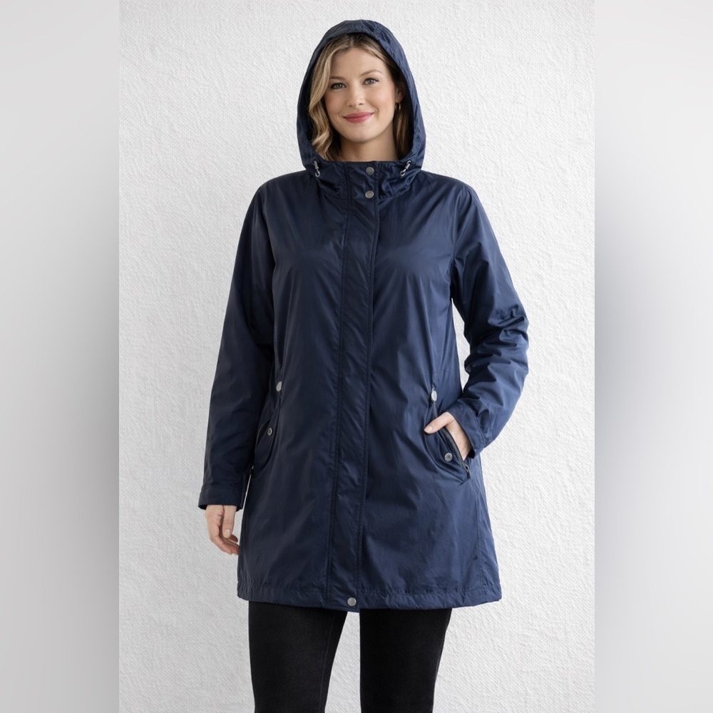 SOYACONCEPT European Lightweight Navy Coat NWT size small